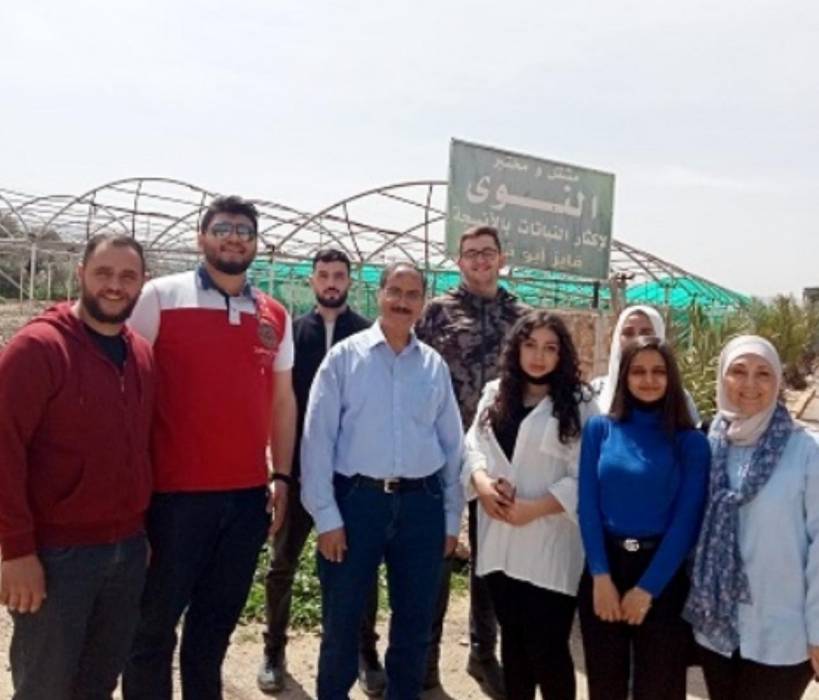 رحلة علمية لطلبة كلية التكنولوجيا الزراعية في عمان الأهلية