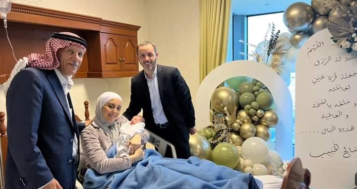 النائب صالح العرموطي يرزق بحفيده صالح