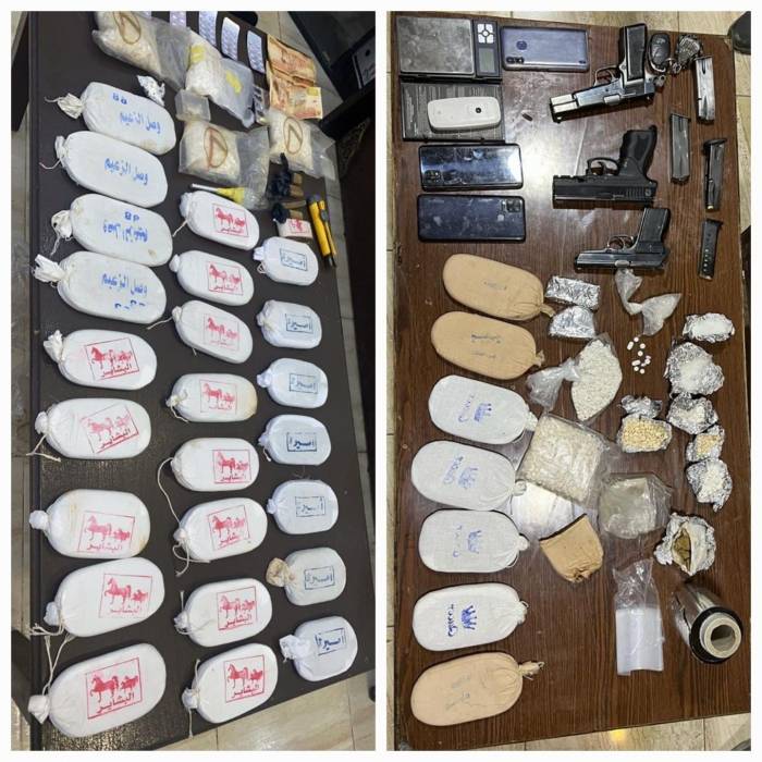 مكافحة المخدرات تتعامل مع خمس قضايا نوعية للاتجار وترويج المواد المخدرة...صور