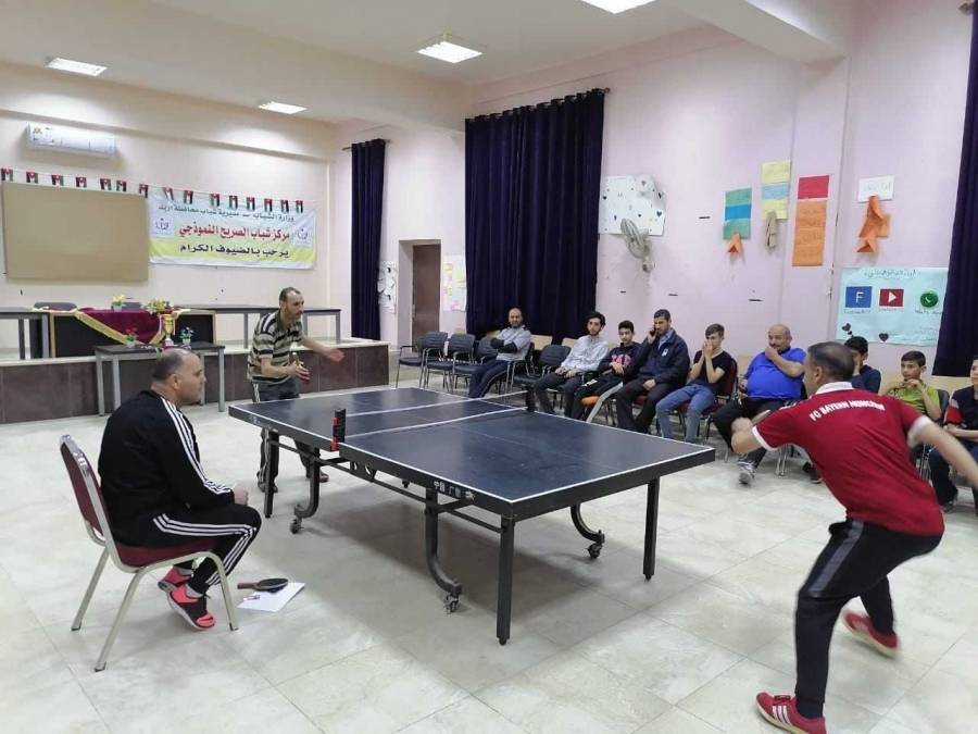 إربد: انطلاق بطولات تنس الطاولة في المراكز الشبابية