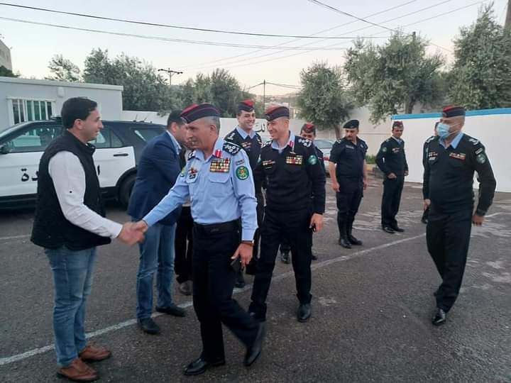 قائد أمن اقليم الشمال يشارك مرتبات شرطة جرش مأدبة الافطار