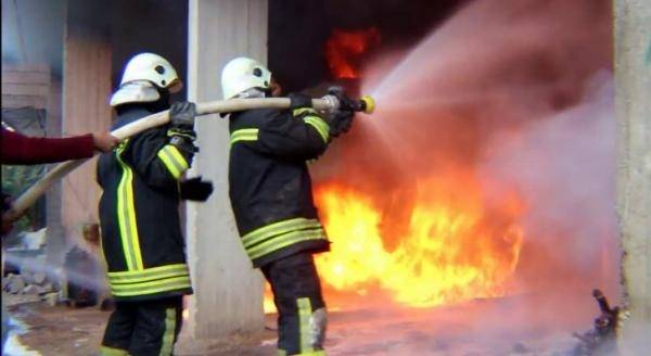 إصابات بحريق منزل في سحاب