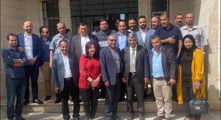 رئيس بلدية مادبا الكبرى يزور بلدية جرينة والوسية وبلدية غرناطة والعريش ويطلع على سير الأعمال