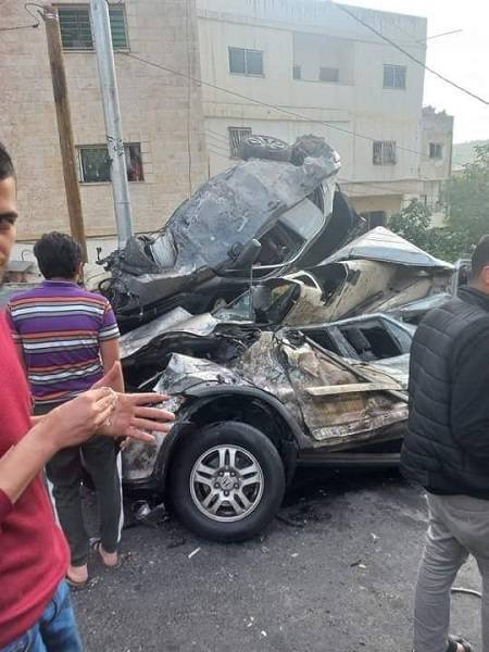 حادث مروع في وادي السير