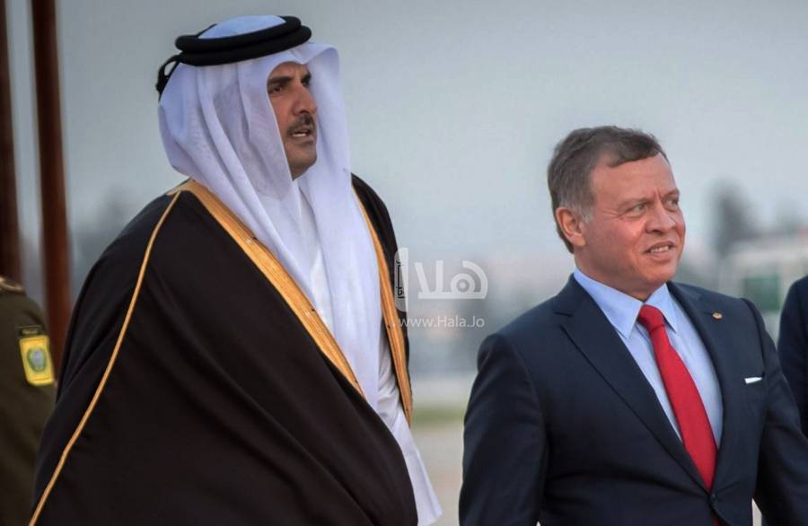 الملك وأمير قطر: ضرورة وضع حد للتصعيد الإسرائيلي الخطير