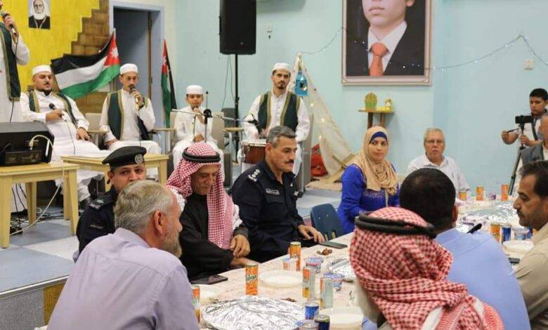 العقبة : مأدبة افطار للأيتام بتنظيم من المجلس الامني المحلي بحي الكرامة