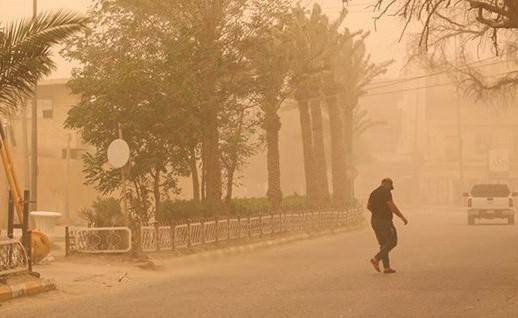 الغبار الأصفر يضرب العراق ويغلق المطارات