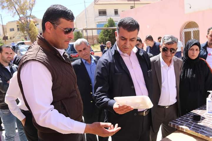 وزير الزراعة يتفقد مشاريع تحريج ودورات تأهيل وتدريب في مادبا