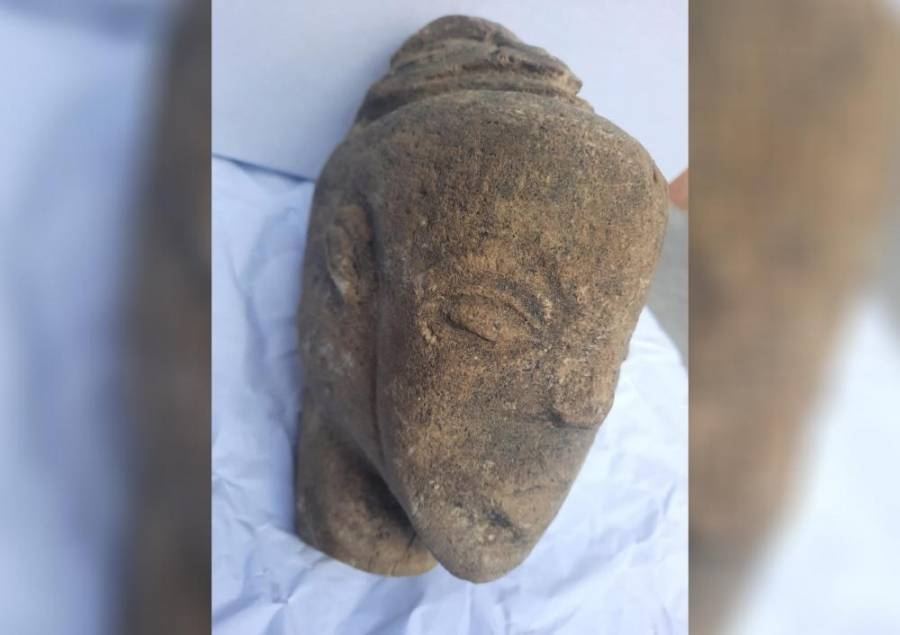 اكتشاف تمثال كنعاني في غزة
