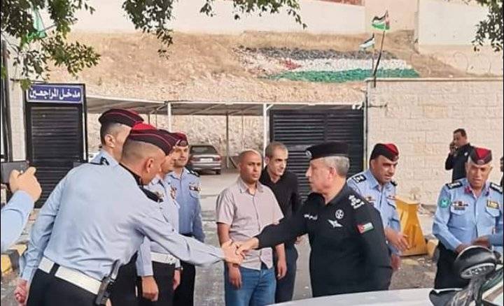 العميد فراس الصعوب ينقل تحيات مدير الأمن العام للعاملين في الميدان