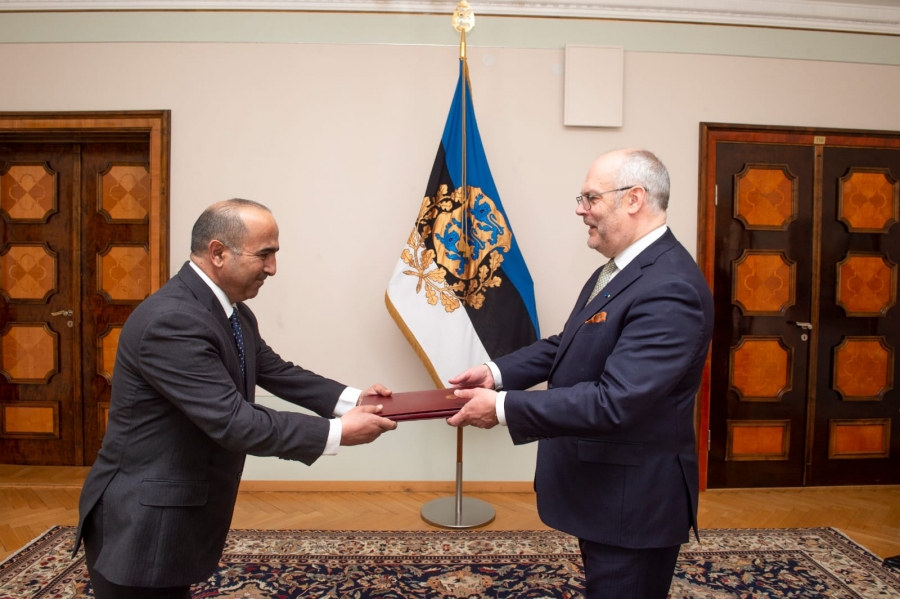 Jordanian envoy presents credentials to Estonian president