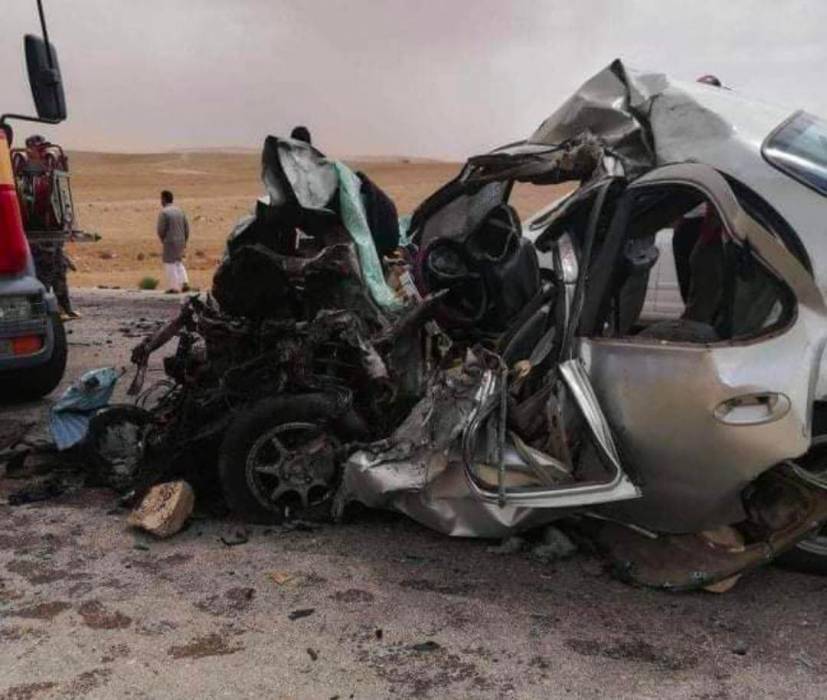 عاجل .... 4 وفيات على الطريق الصحراوي