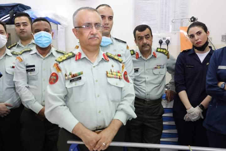 مدينة الحسين الطبية تنفذ تمرين وهمي للتعامل مع حالات الحوادث _صور