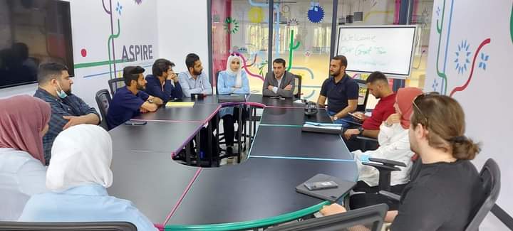 جامعة مؤتة : تشكيل الفريق الطلابي لمركز الريادة والابتكار