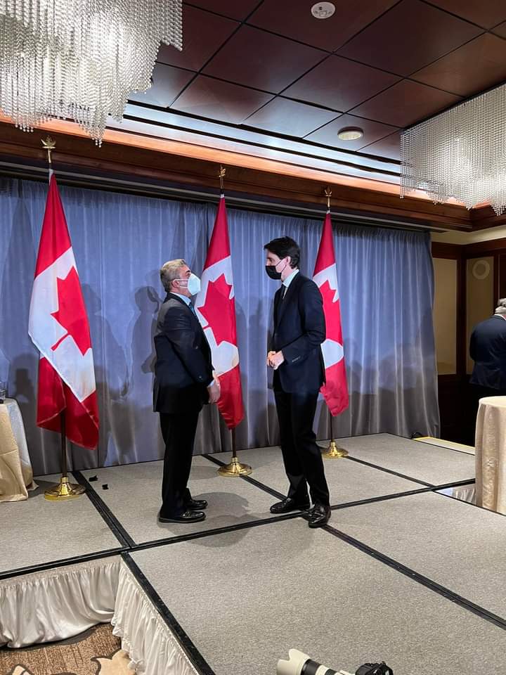 شديفات يلتقي رئيس الوزراء الكندي جستن ترودو ...صور