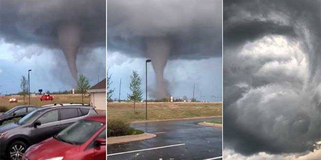 إعصار مدمر يجتاح ولاية كانساس الأمريكية