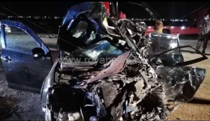 وفاة وإصابتين بحادث سير مروع على طريق العقبة معان