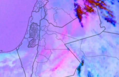 ابتعاد الموجة الغبارية عن الأردن