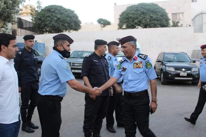 العميد سالم الشماسين ينقل تحيات مدير الأمن العام للعاملين في الميدان