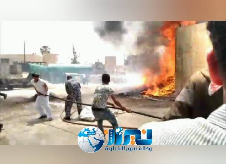 حريق في قسم البيئة ببلدية الجيزة وأضرار مادية فقط....صور