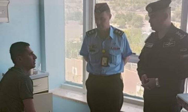 شرطة عجلون تزور  المرضى العسكريين  الراقدين على أسرة الشفاء ...صور