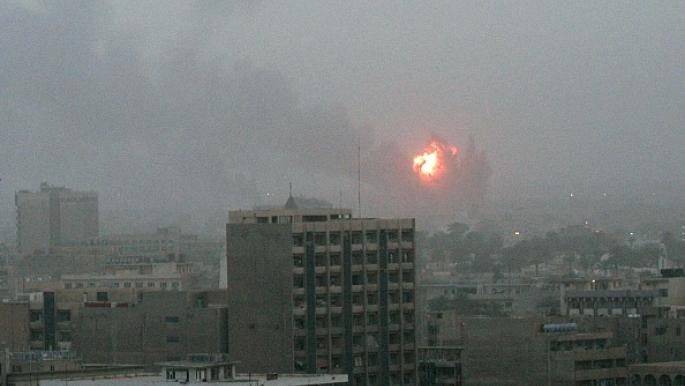 سقوط صاروخ على المنطقة الخضراء وسط العاصمة بغداد