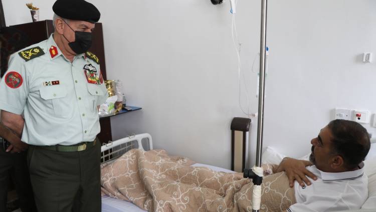 اللواء الركن الحنيطي: يوجه بضرورة تقديم كافة أشكال الرعاية الصحية والعلاجية للمرضى