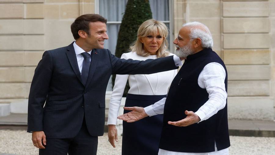 ماكرون يؤيد منح الهند مقعداً دائماً في مجلس الأمن الدولي