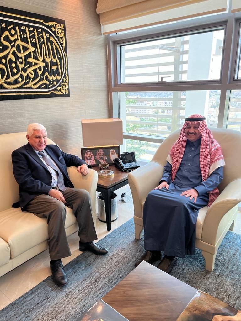 السفير السعودي لدى الأردن يستقبل عضو مجلس النواب  عبد الرحيم الازايدة