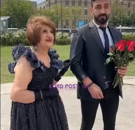 شاب عراقي يتزوج بريطانية تبلغ من العمر 85 عاماً  صور