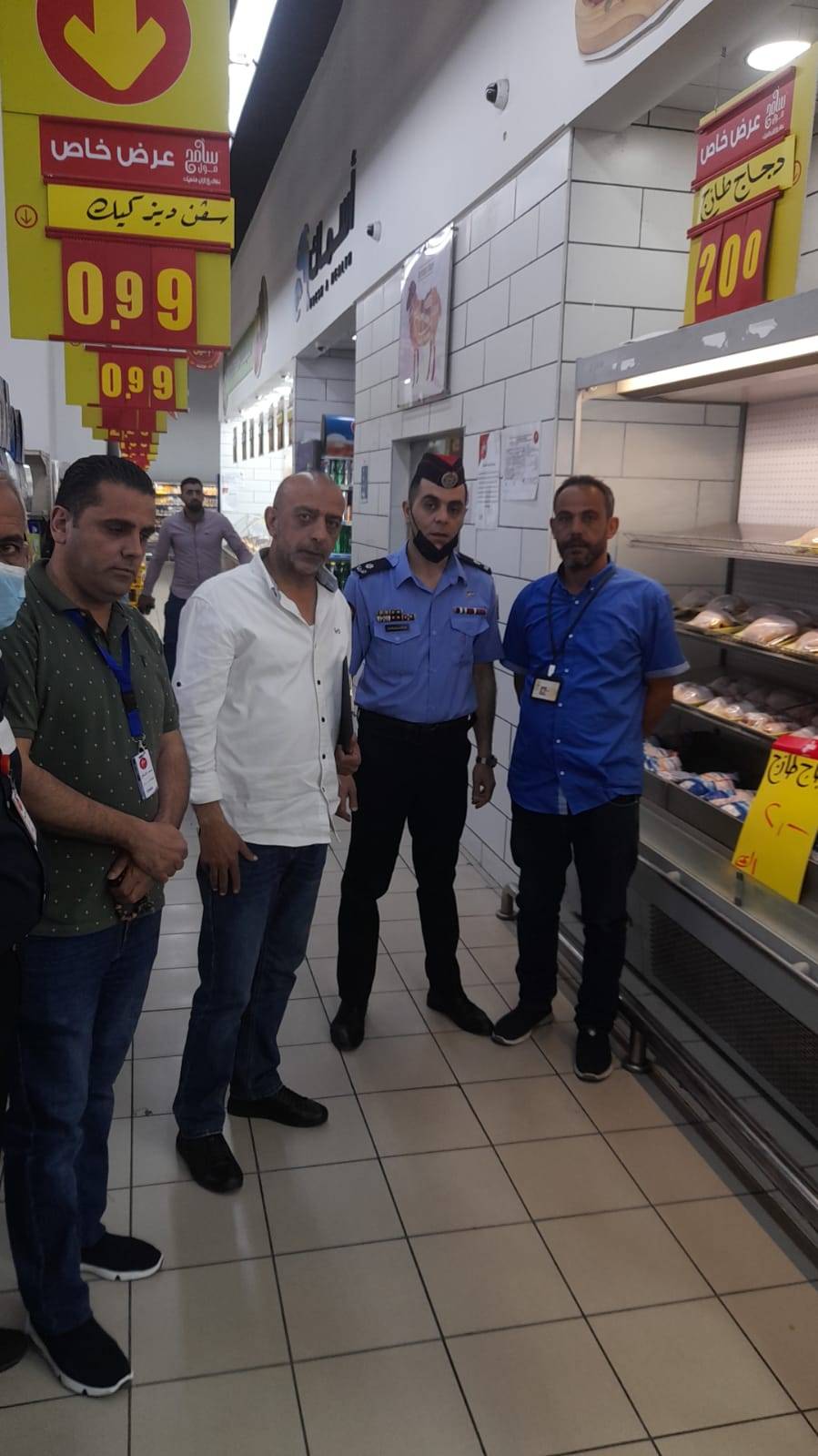 متصرف لواء ماركا يقوم بجولة تفقدية لمسلخ أمانة عمان