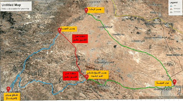 الأشغال تعلن عن تحويلات مرورية على طريق مثلث النعيمة