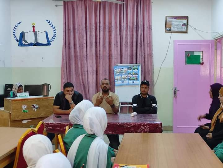 محاضرة توعوية عن المخدرات في مدرسة خولة بنت الازور بعجلون
