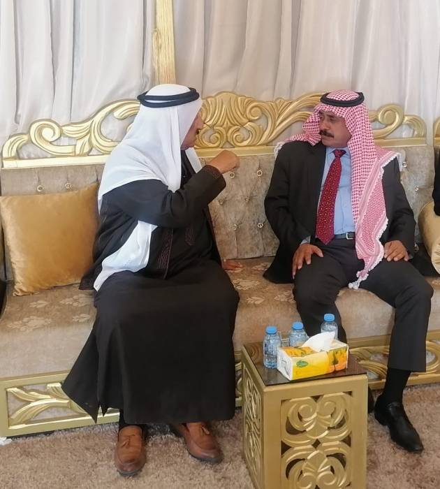 الحجايا يزور مروزق فلاح العابد و سعد ارتيمة العبادي