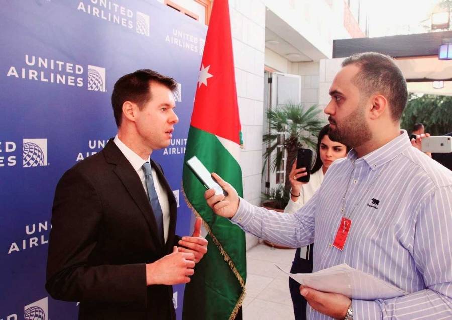 يونايتد إيرلاينز: رحلاتنا المباشرة إلى عمان جزء من نمو خطوطنا وتوسعها