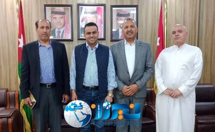 أسرة  نيروز الإخبارية تلتقي رئيس بلدية الجيزة قدر الفايز وتطلع على مشاريع البلدية