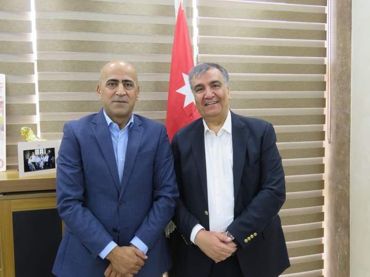 رئيس بلدية جرش الكبرى يلقي المدير التنفيذي لمهرجان جرش