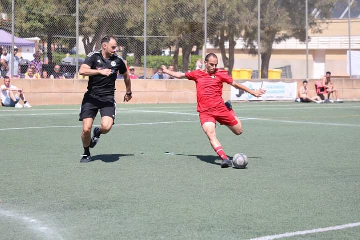 نشامى فريق الأمن العام لخماسيات كرة القدم يتأهلون الى الدور الثاني ضمن البطولة الدولية لفرق الأمن و الشرطة .