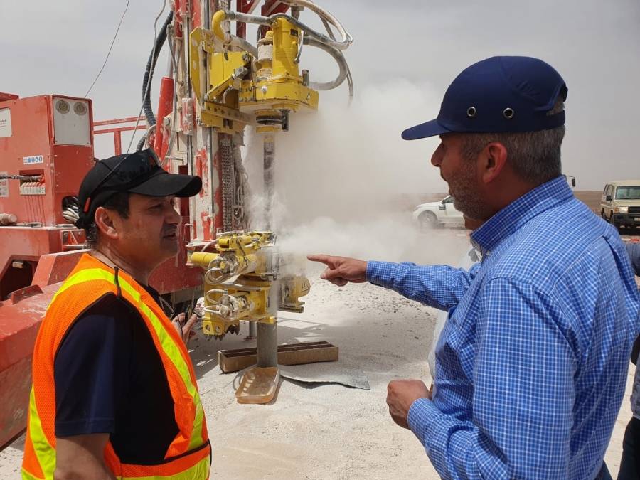 تقدير كميات الفوسفات بالمرحلة الأولى في الرويشد بنصف مليار طن