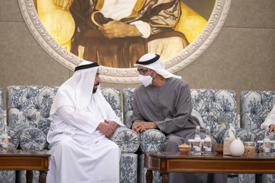 حاكم الشارقة: محمد بن زايد يمثل امتدادا للمسيرة الحضارية والمتطورة للإمارات