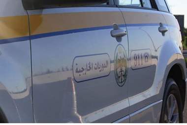 إصابتان بحادث تدهور مركبة شحن على طريق الاكيدر المفرق