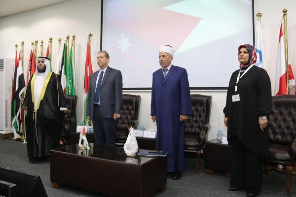 إفتتاح فعاليات المؤتمر العلمي الدولي المحكم لكليتي الشريعة والعلوم التربوية والنفسية في جامعة عمان العربية