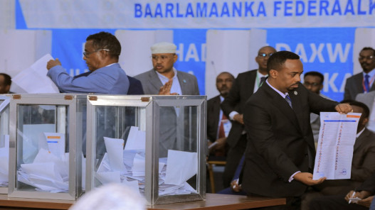انتخاب حسن شيخ محمود رئيسا للصومال