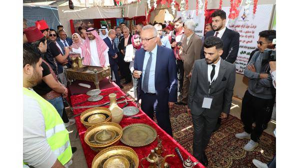 اليرموك تنظم معرض التراث الوطني للجاليات العربية والأجنبية