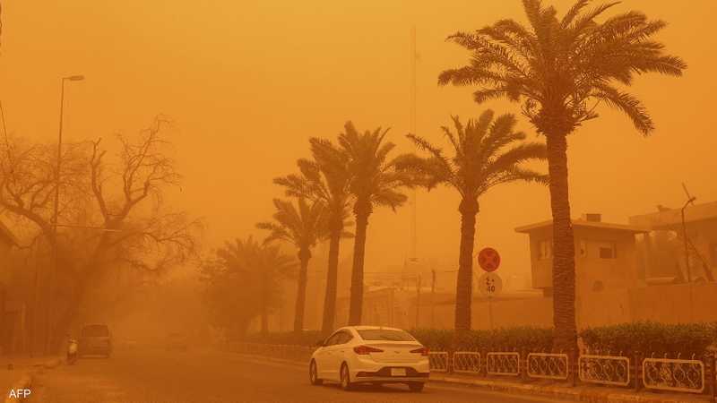 العراق يختنق.. الزائر الأصفر يتوحش ويسيطر على الأجواء