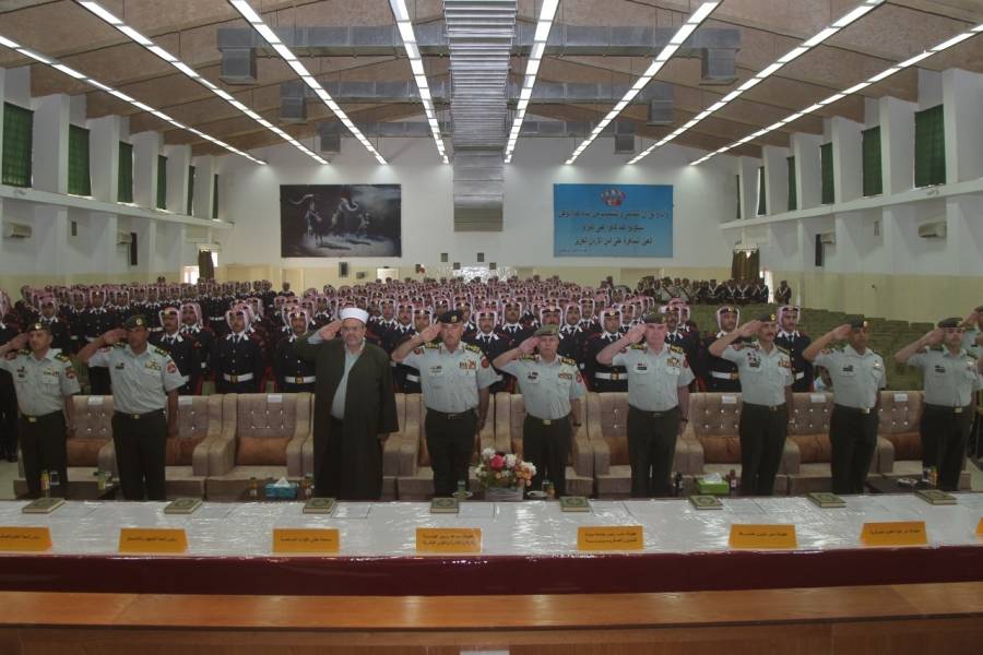 حفل أداء القسم القانوني لخريجي الجناح العسكري في جامعة مؤتة