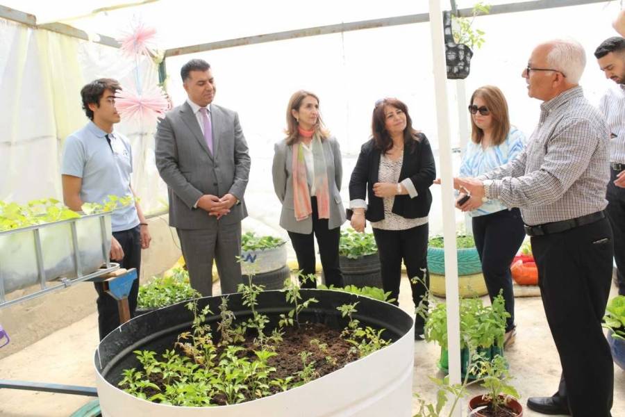 افتتاح مشروع الزراعة على الأسطح بمدارس بطريركية الروم الأرثوذكس