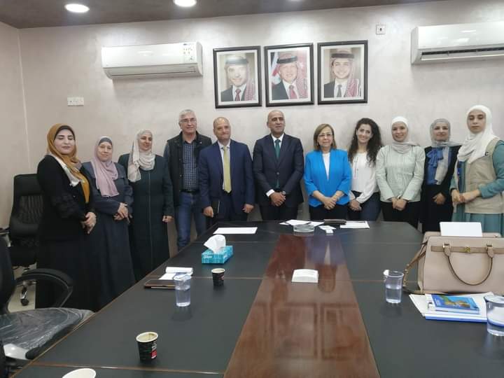 وفد الصندوق الائتماني الاوروبي مشروع مدد 2 ( المبادرة النسوية الاورومتوسطية ) يزور بلدية جرش الكبرى _صور