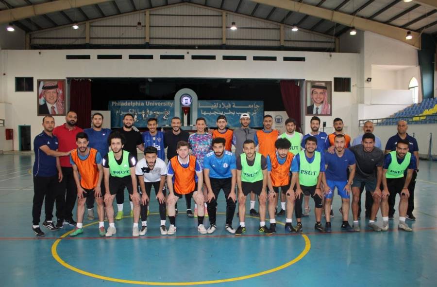 جامعة فيلادلفيا والأميرة سمية في لقاء ودي بكرة القدم