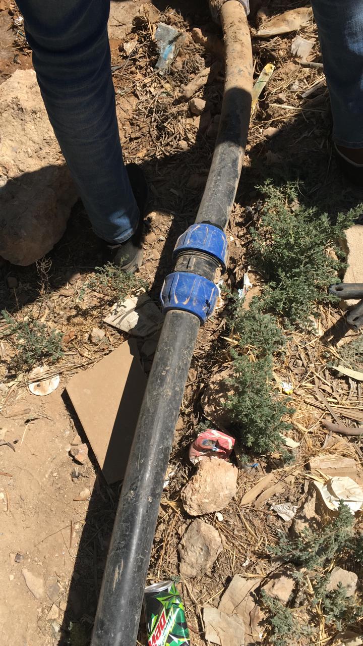 ضبط اعتداءات ضخمة جديدة على المياه في مناطق متفرقة من محافظة الزرقاء بطاقة اكثر من 30 الف م3 يومي ....صور